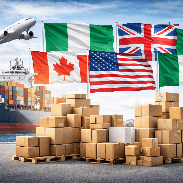 Urban Move Logistics cargo and freight pallets prepared for secure UK delivery