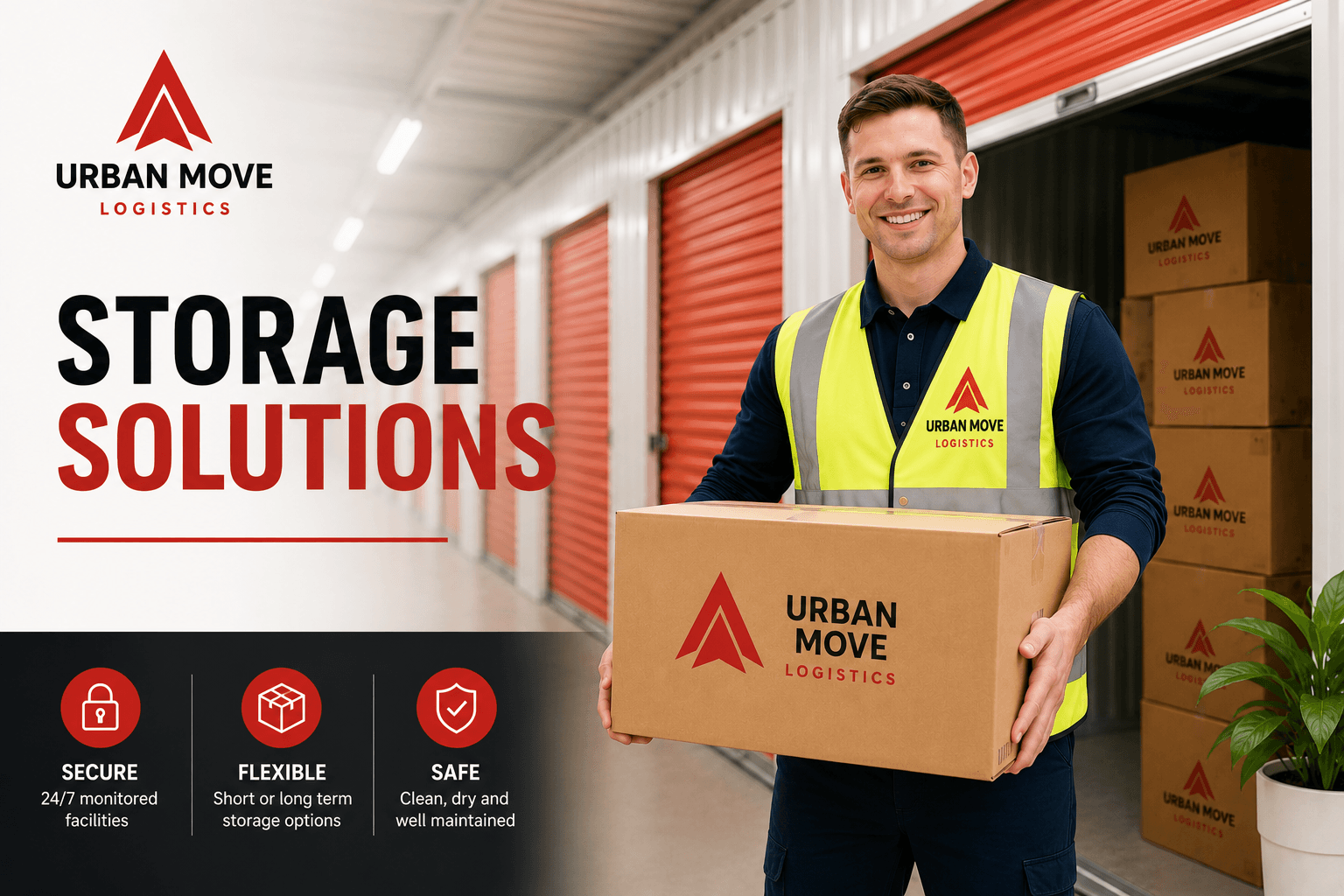 UrbanMove Removals Man and Van Cleaning Services Ltd team preparing furniture and belongings for secure storage in Aberdeen